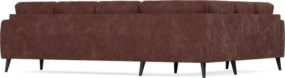 Eden - Hörnsoffa, 2+3-sits - Röd