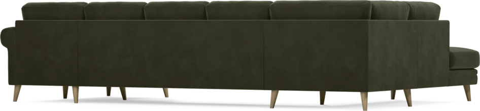 Eden - 3-sits soffa med divan vänster och schäslong höger - Grön