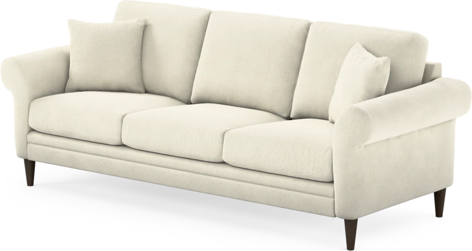 Eden - 3-sits soffa - Vit