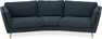 Madison - 3-sits soffa svängd, 90 cm - Turkos
