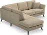 Eden - 2-sits soffa med divan - Beige