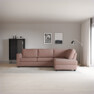 Friday - 2,5-sits soffa med divan höger - Rosa