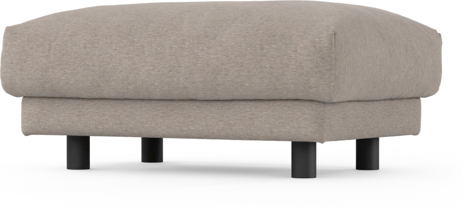Cherrie - Fotpall 110, fast klädsel - Beige