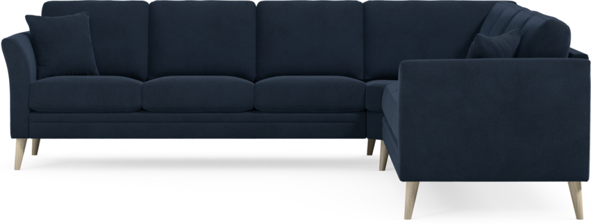 Eden - Hörnsoffa, 3+3-sits - Blå