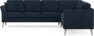 Eden - Hörnsoffa, 3+3-sits - Blå