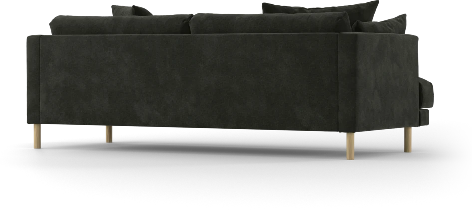 Harper - 3-sits soffa - Svart