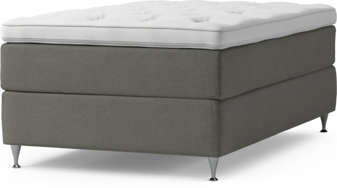 Delux Exclusive, Kontinentalsäng, enkelsäng 120 cm med bäddmadrass och sängben