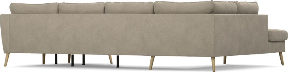 County - 3-sits soffa med divan vänster och schäslong höger - Beige