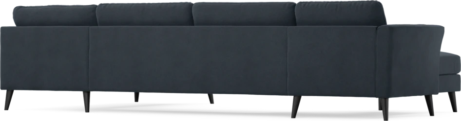 Bridge - 3-sits soffa med schäslong vänster och divan höger - Blå