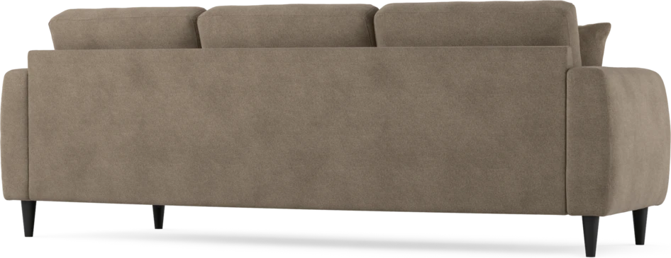 Eden - 3-sits soffa svängd - Brun
