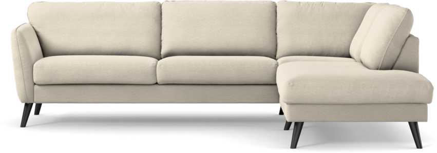 Bridge - 3-sits soffa med divan höger - Beige