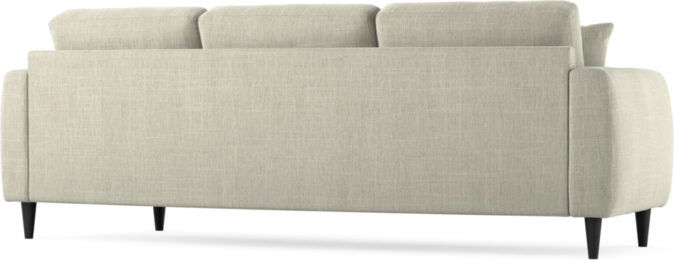 Eden - 3-sits soffa svängd - Beige