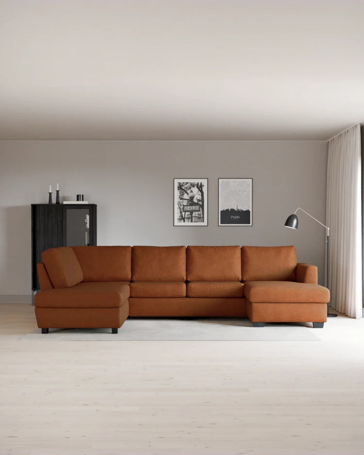 Friday - 3-sits soffa med divan vänster och schäslong höger - inspiration