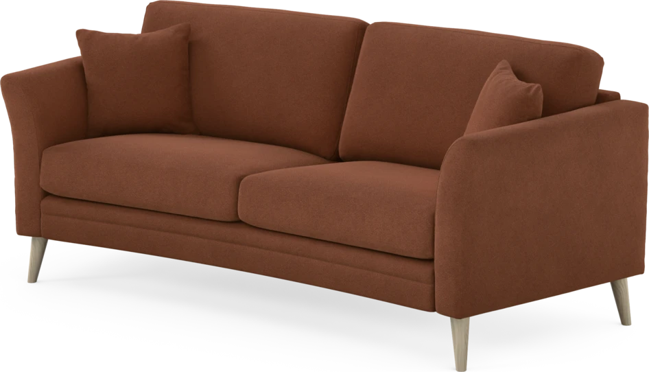 Eden - 2,5-sits soffa svängd - Orange