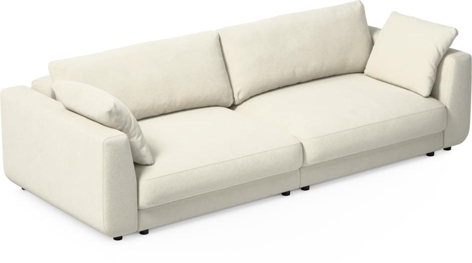 Amie - Bäddsoffa 4-sits - Vit
