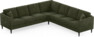 Eden - Hörnsoffa, 3+3-sits - Grön