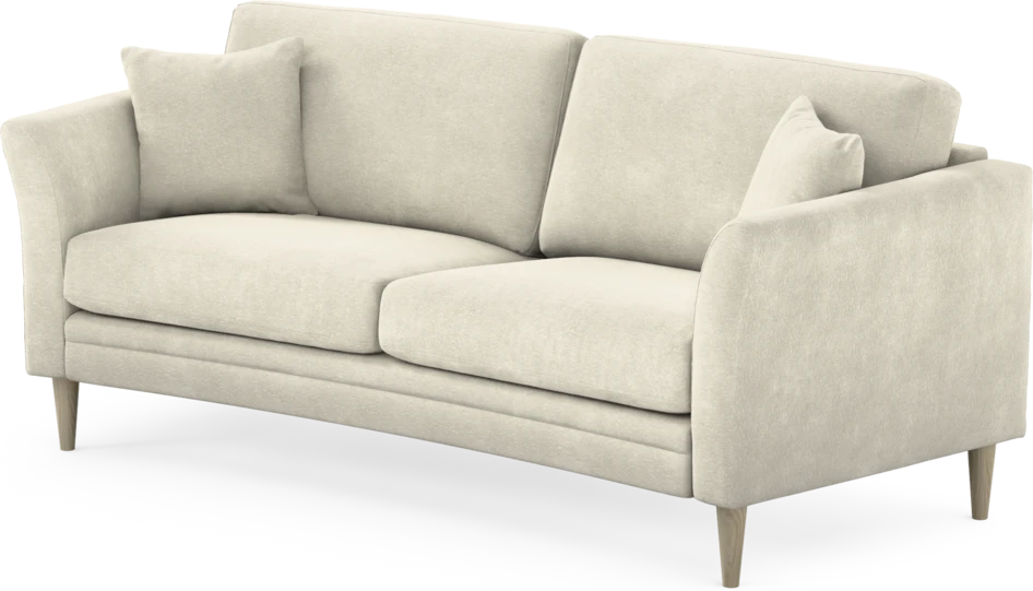 Eden - 2,5-sits soffa svängd - Vit