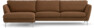 Madison Lux - 3-sits soffa med schäslong vänster - Brun