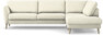 Bridge - 3-sits soffa med divan höger - Vit