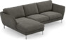 Madison Lux - 2-sits soffa med schäslong vänster - Grå