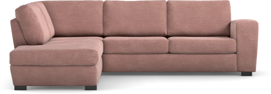 Friday - 2,5-sits soffa med divan vänster - Rosa