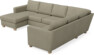 Friday - Hörnsoffa, 3+2-sits med schäslong vänster - Beige