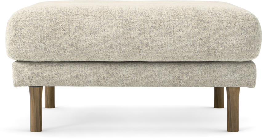 Willow - Fotpall, fast klädsel - Beige