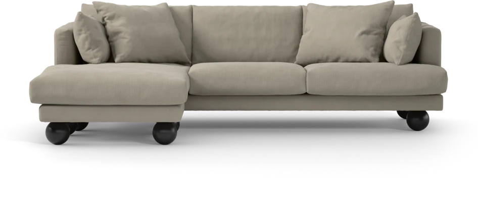 Harper - 4-sits med schäslong vänster - Beige
