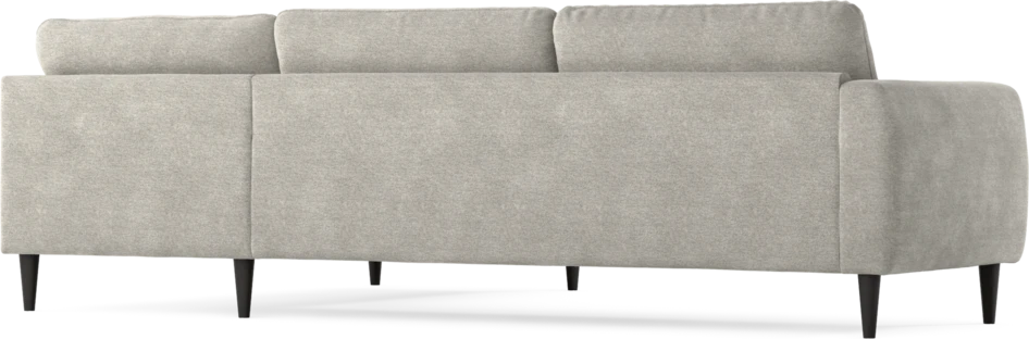 Bridge - 3-sits soffa med divan höger - Grå