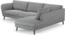 Madison Lux - 3-sits soffa med divan höger - Grå