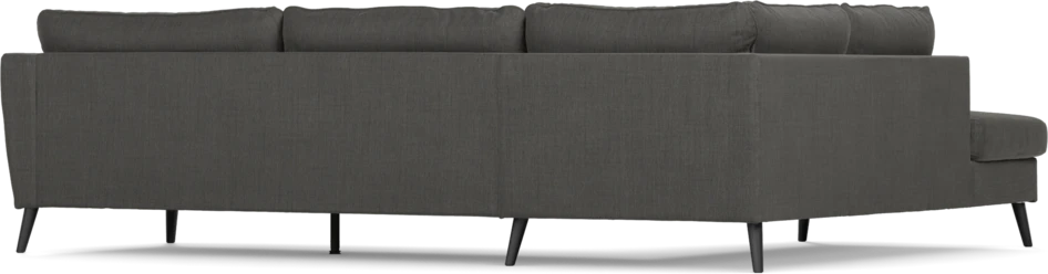 County - 2,5-sits soffa med divan vänster - Grå