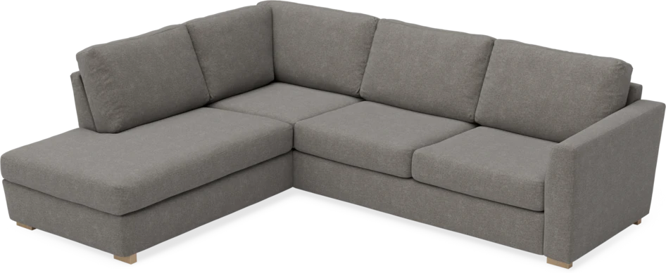Friday - 2,5-sits soffa med divan vänster - Grå