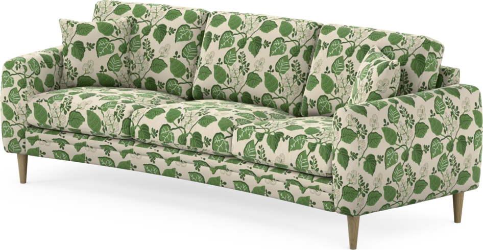 Eden - 3-sits soffa svängd - Flerfärgad