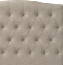 Delux Välvd - Sänggavel, 90-210 cm - Beige