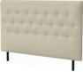 Roma Family pikerad låg - Sänggavel, 90-180 cm - Beige