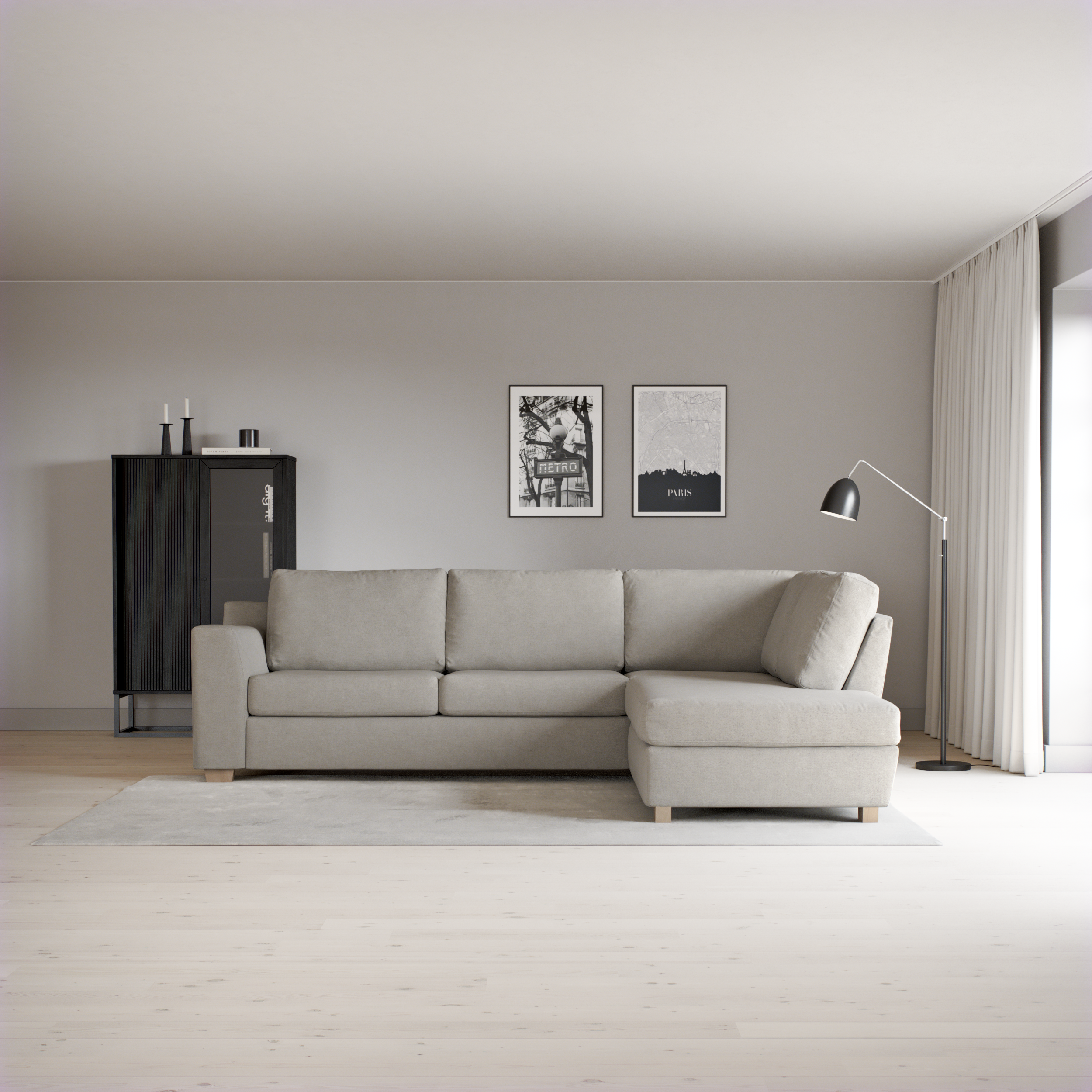 Friday - 2,5-sits soffa med divan höger - inspiration