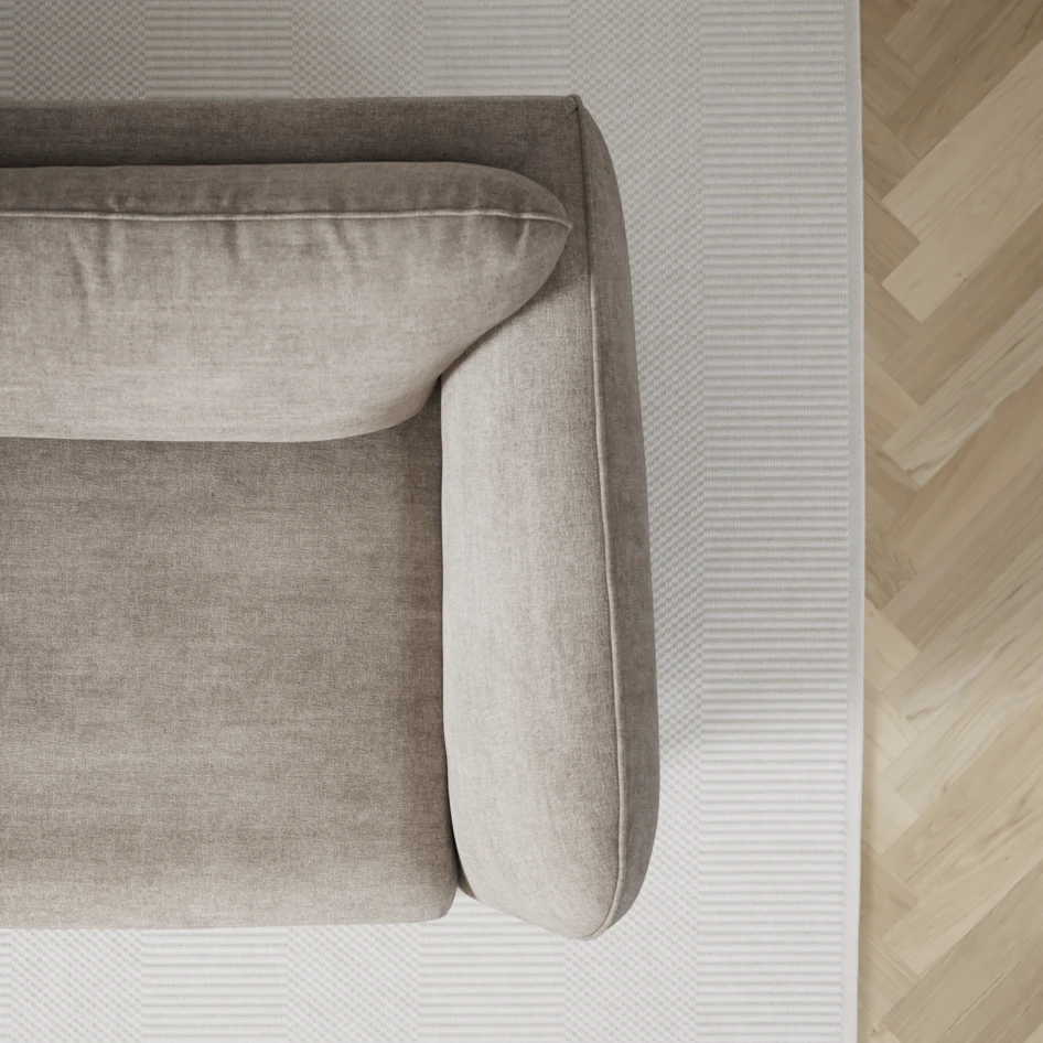 Madison Lux - 2-sits soffa med divan vänster och schäslong höger - Beige