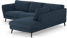 Madison - 2-sits soffa med divan höger - Blå
