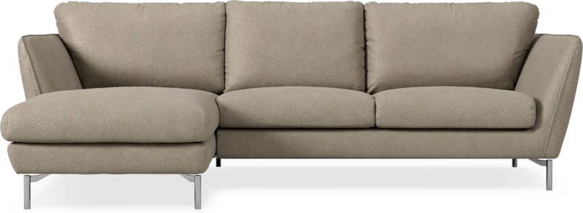 Madison Lux - 2-sits soffa med schäslong vänster - Beige