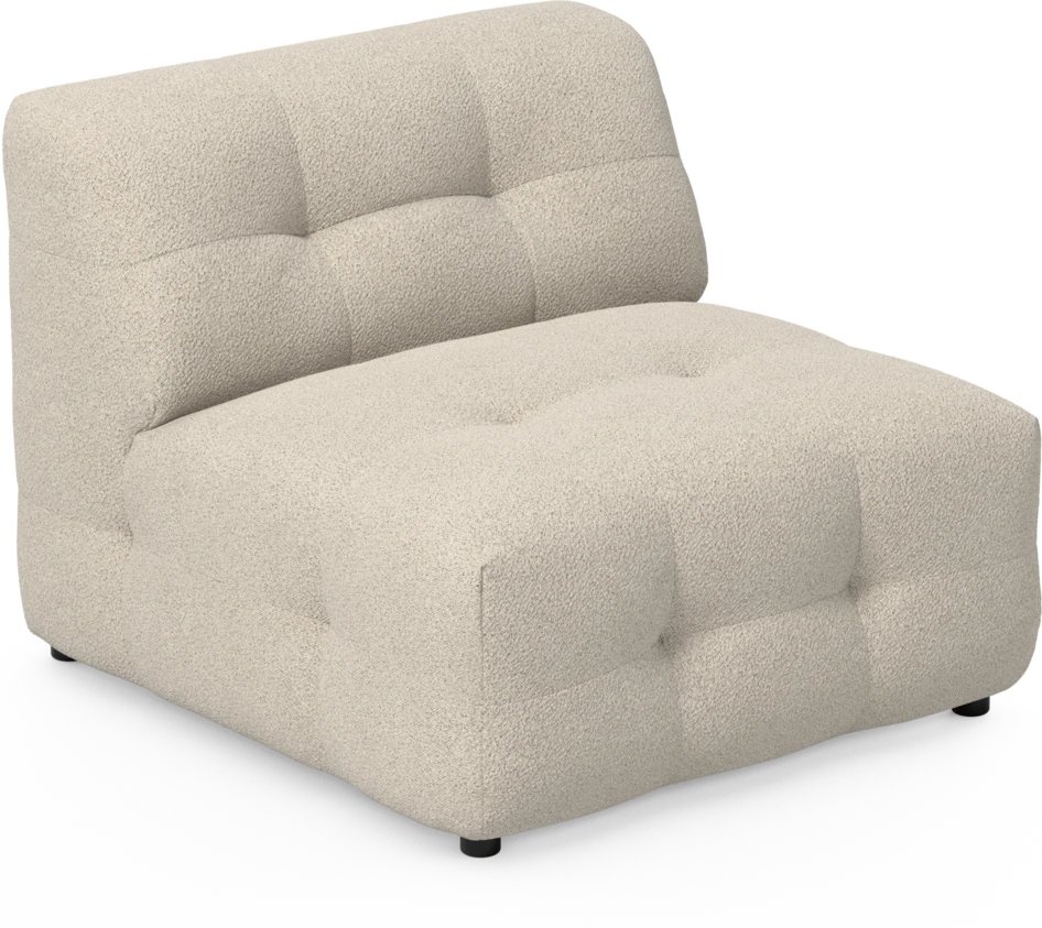 Bella - 1-sits utan armstöd - Beige