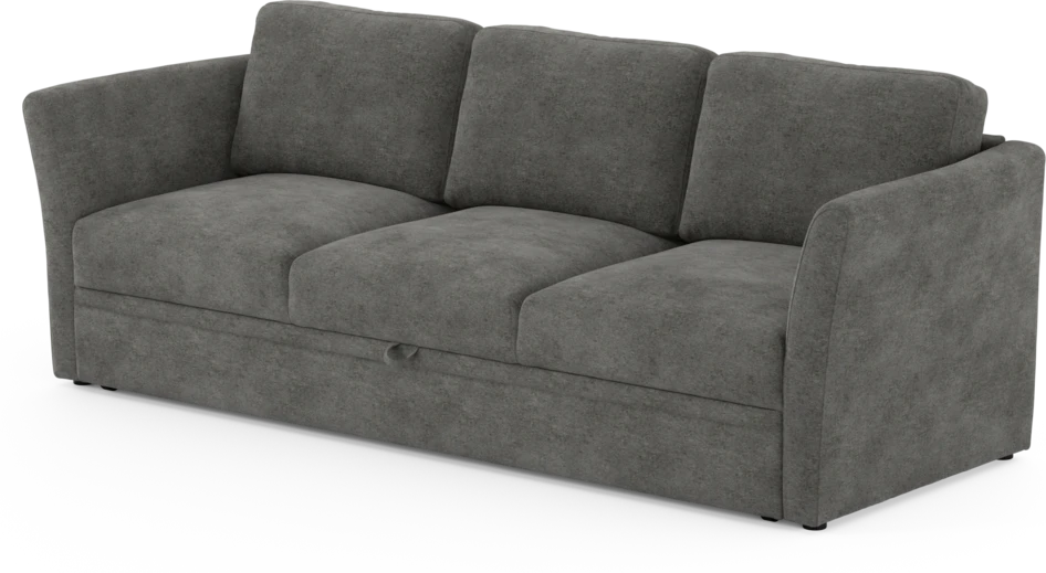 Öland - Bäddsoffa 3-sits, längsbäddad - Grå