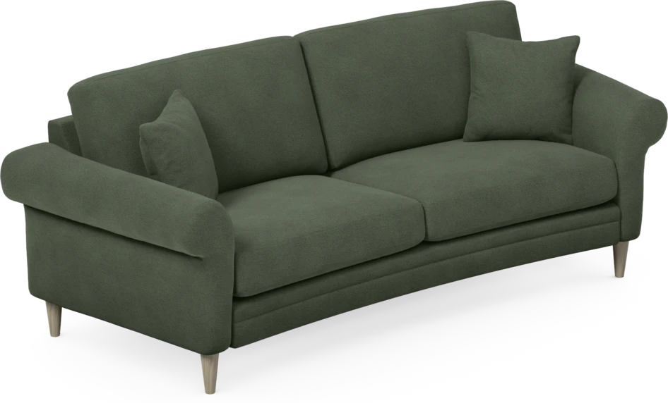 Eden - 2,5-sits soffa svängd - Grön