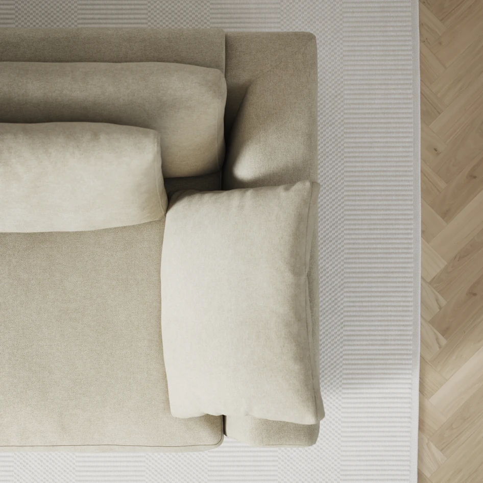 Amie - 4-sits soffa - Beige