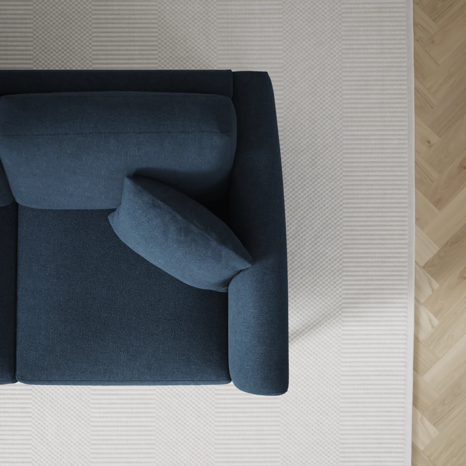 Eden - 2,5-sits soffa - Blå