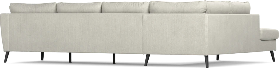 County - 3-sits soffa med divan vänster - Grå