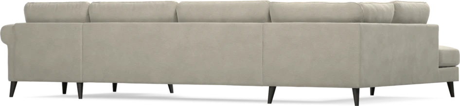 Bridge - 3-sits soffa med divan vänster och schäslong höger - Brun