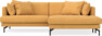 Harper - 4-sits med schäslong XL höger - Gul