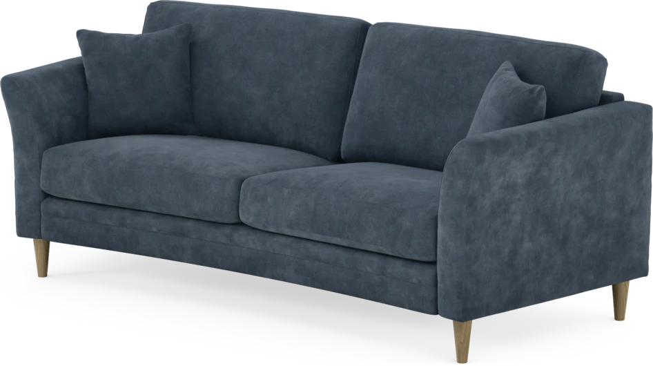 Eden - 2,5-sits soffa svängd - Blå
