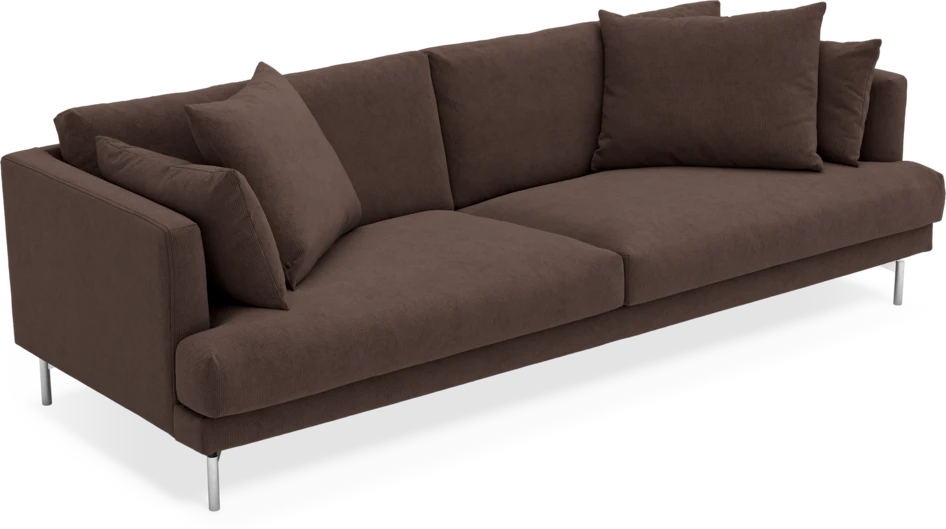 Harper - 4-sits soffa - Brun