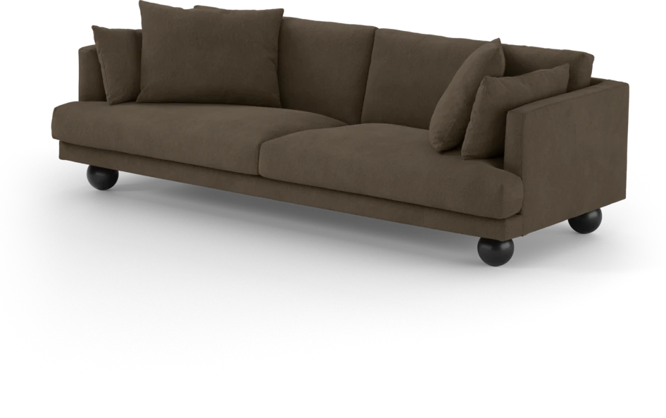 Harper - 4-sits soffa - Brun